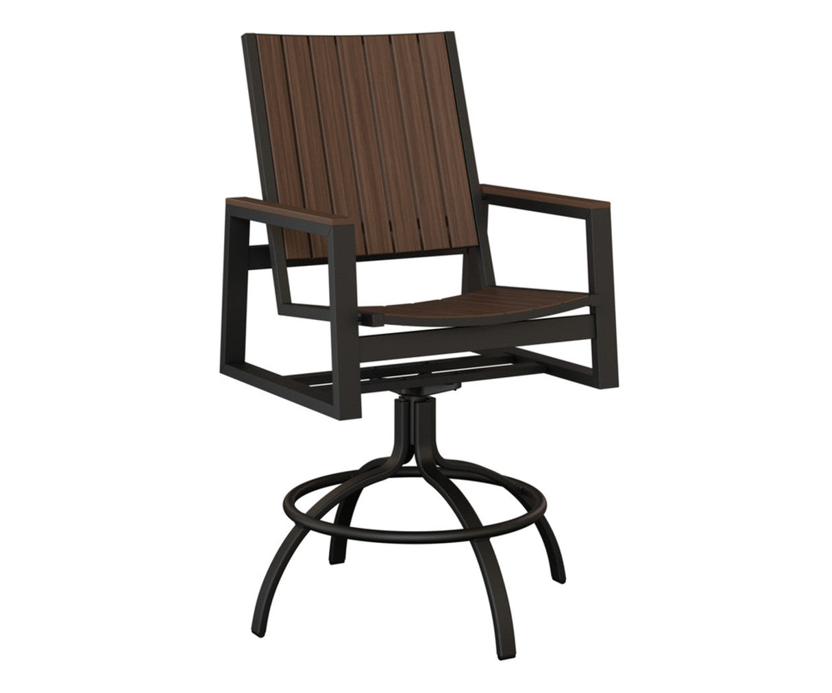 Berlin Gardens Vida Poly Swivel Bar Chair