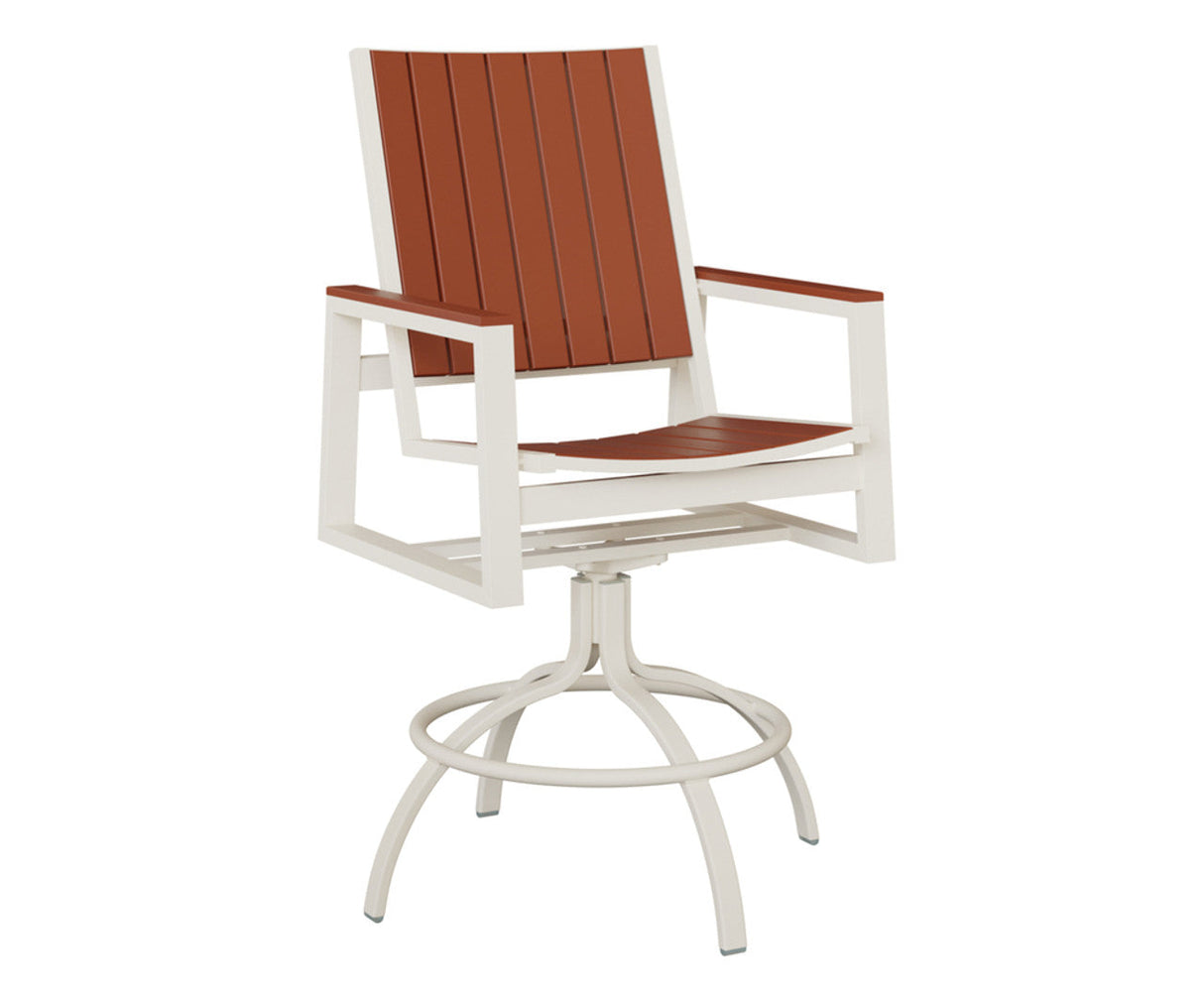 Berlin Gardens Vida Poly Swivel Bar Chair