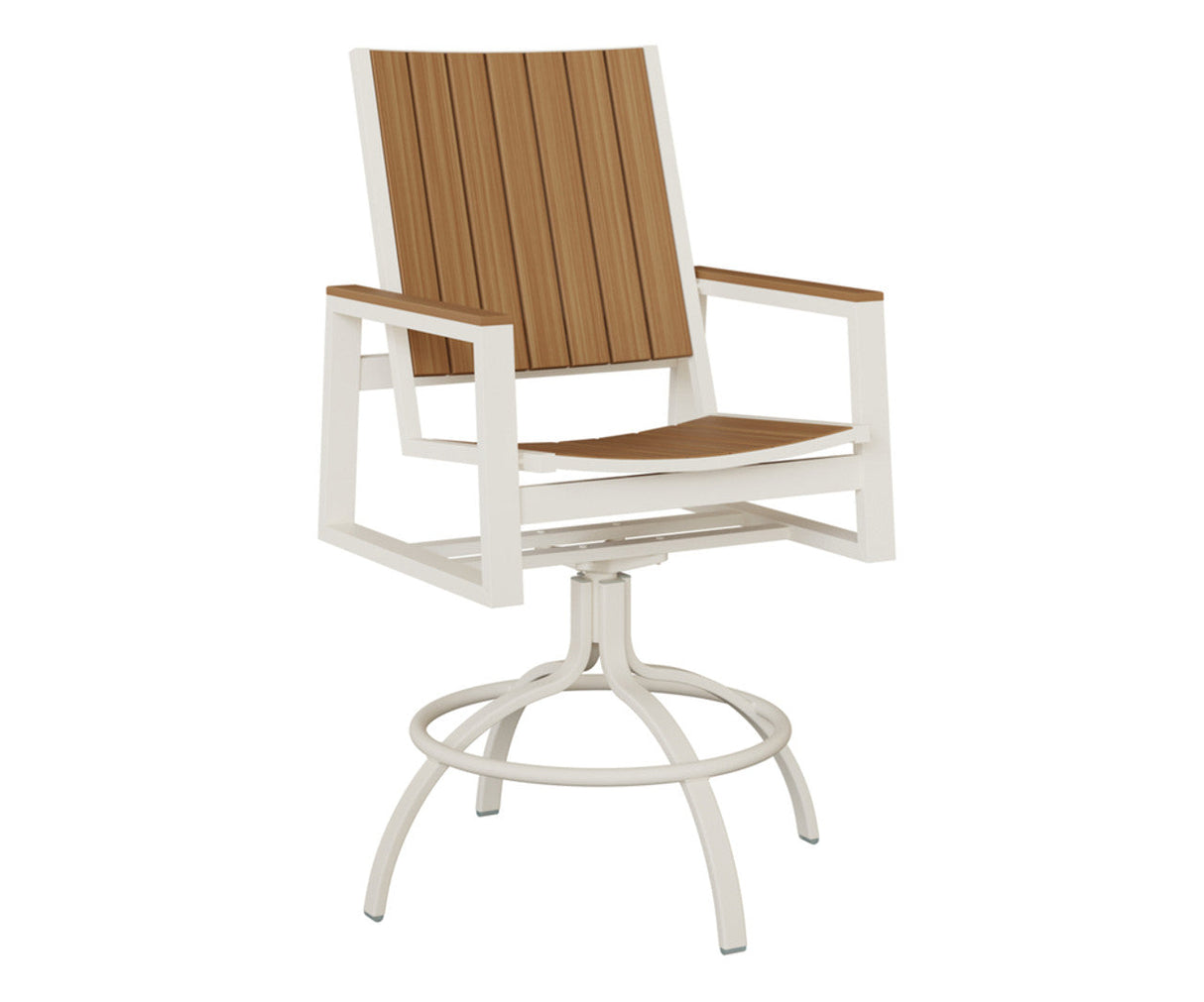 Berlin Gardens Vida Poly Swivel Bar Chair