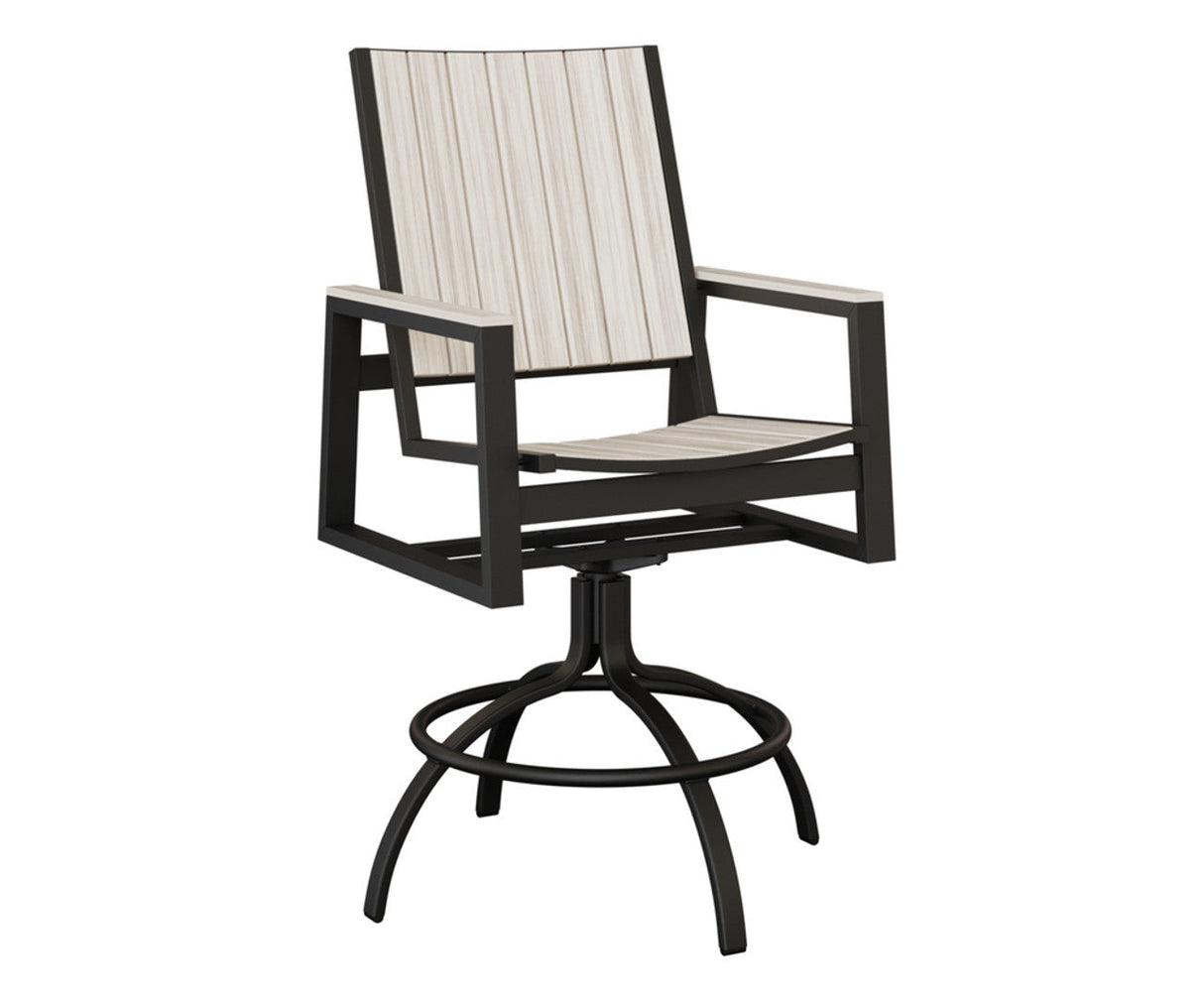 Berlin Gardens Vida Poly Swivel Bar Chair