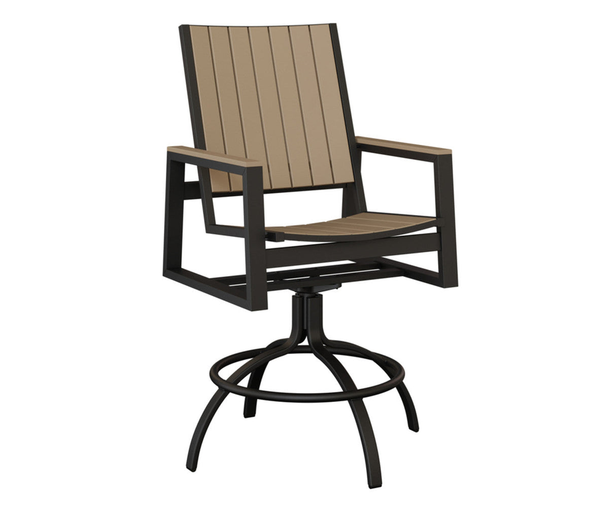 Berlin Gardens Vida Poly Swivel Bar Chair