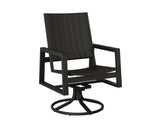 Berlin Gardens Vida Poly Swivel Rocker Dining Chair