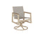 Berlin Gardens Vida Regular Sling Swivel Rocker Dining Chair