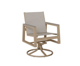 Berlin Gardens Vida Regular Sling Swivel Rocker Dining Chair