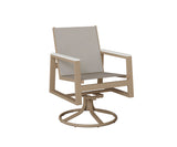 Berlin Gardens Vida Regular Sling Swivel Rocker Dining Chair