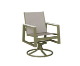 Berlin Gardens Vida Regular Sling Swivel Rocker Dining Chair