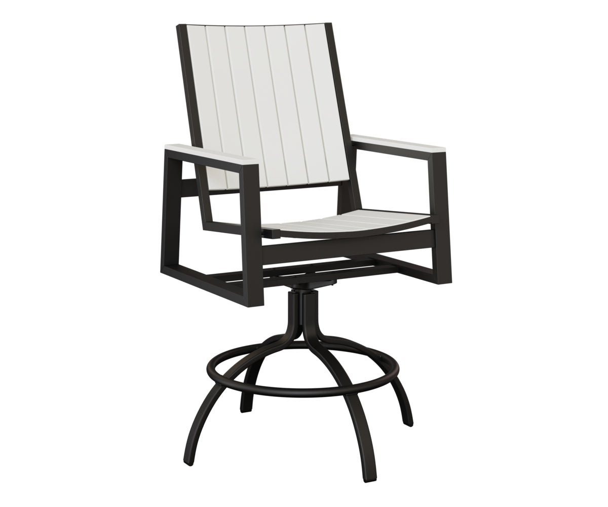 Berlin Gardens Vida Poly Swivel Bar Chair