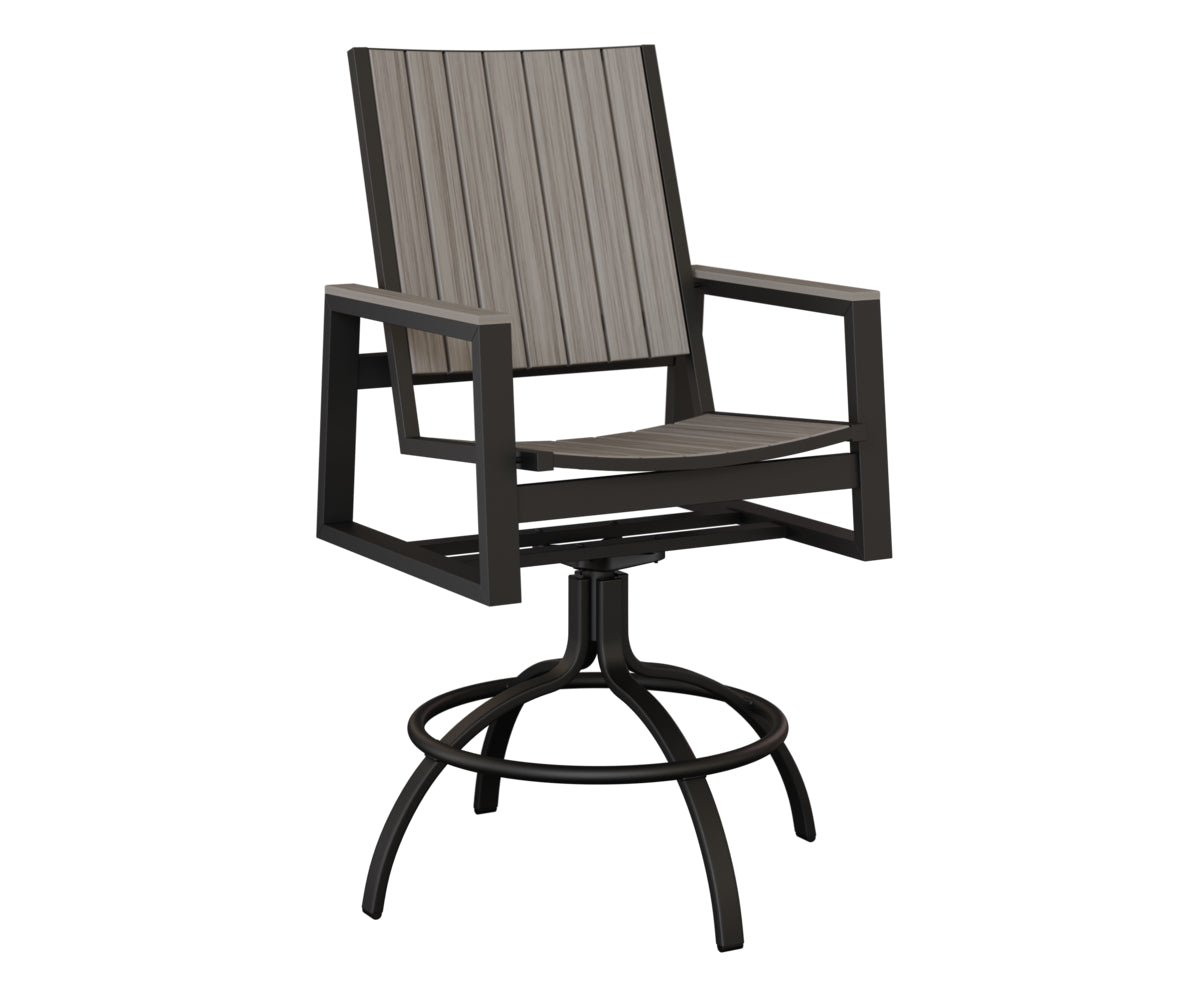 Berlin Gardens Vida Poly Swivel Bar Chair
