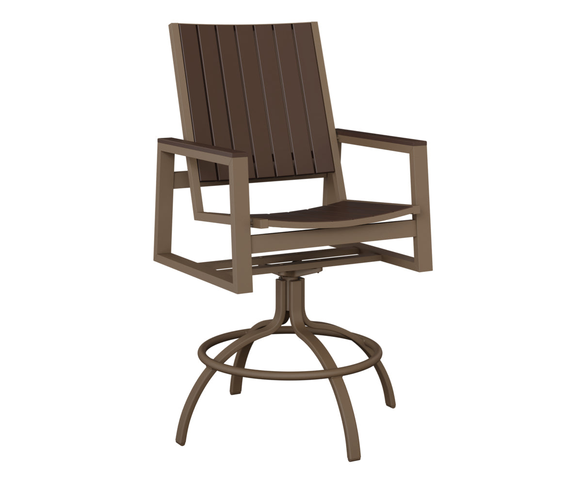 Berlin Gardens Vida Poly Swivel Bar Chair