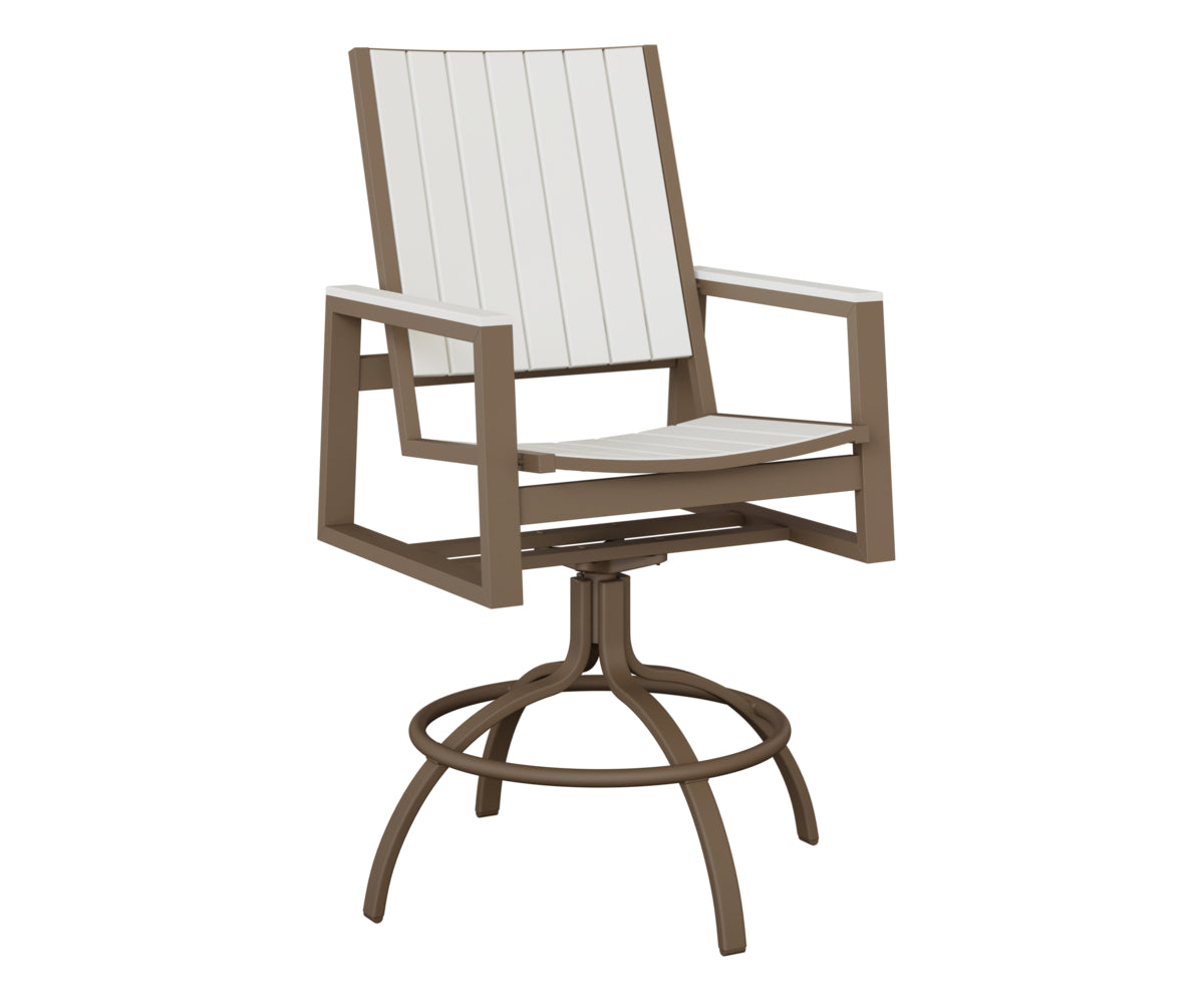 Berlin Gardens Vida Poly Swivel Bar Chair