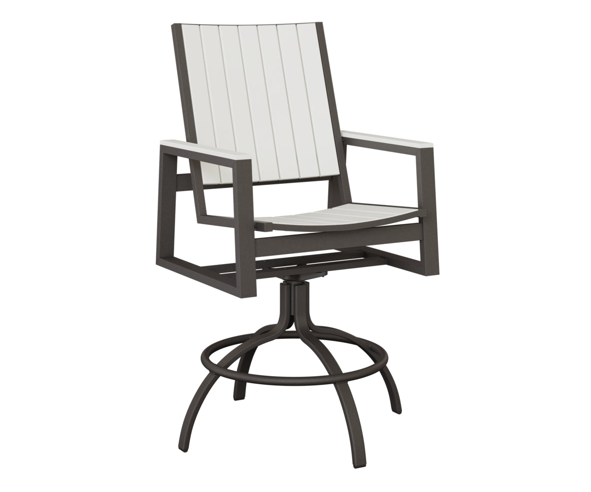 Berlin Gardens Vida Poly Swivel Bar Chair