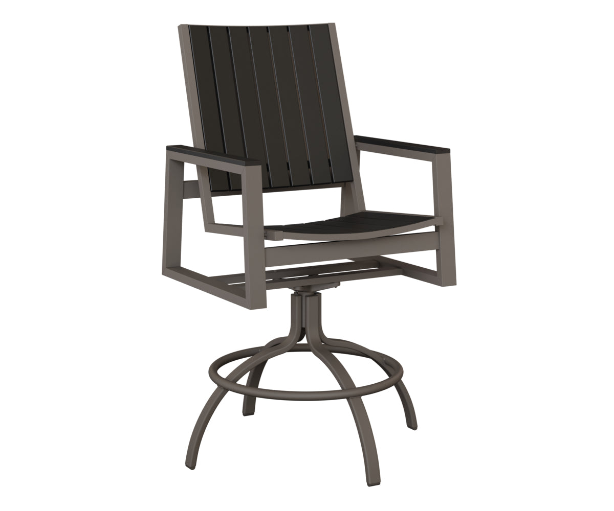 Berlin Gardens Vida Poly Swivel Bar Chair