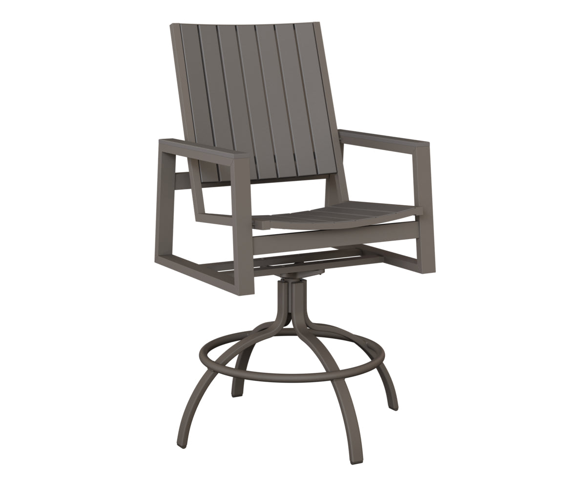Berlin Gardens Vida Poly Swivel Bar Chair
