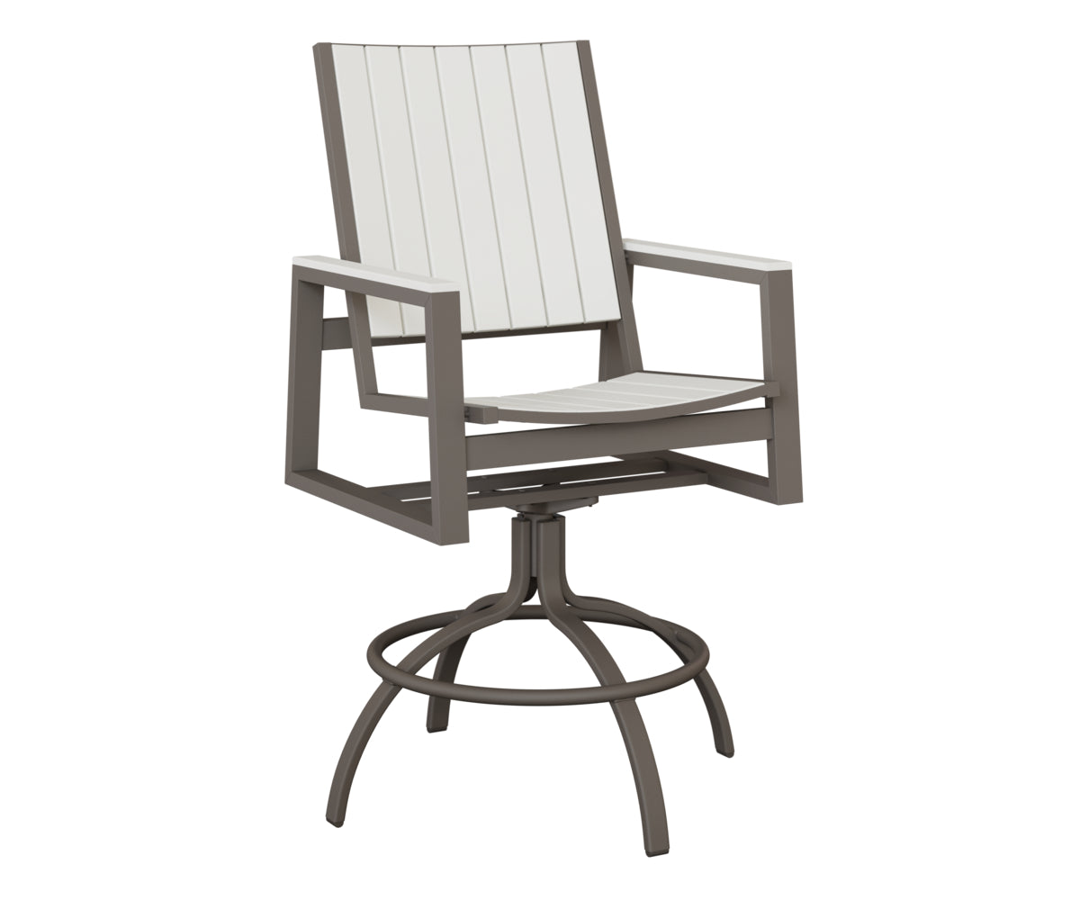 Berlin Gardens Vida Poly Swivel Bar Chair