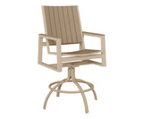Berlin Gardens Vida Poly Swivel Bar Chair