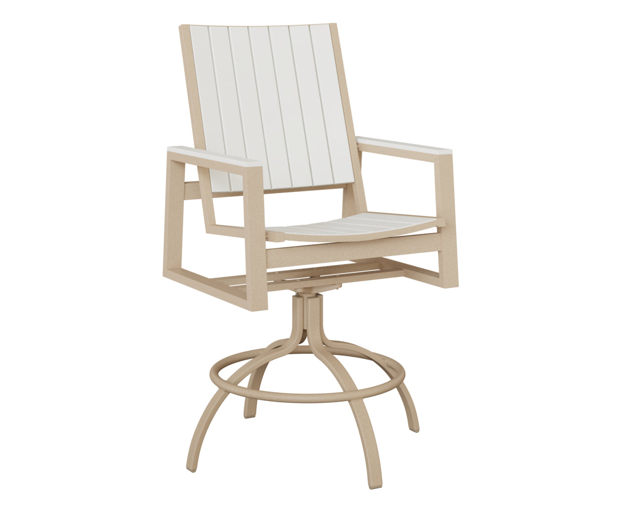 Berlin Gardens Vida Poly Swivel Bar Chair