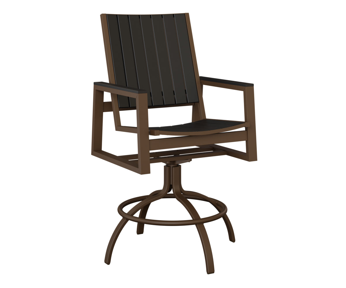 Berlin Gardens Vida Poly Swivel Bar Chair