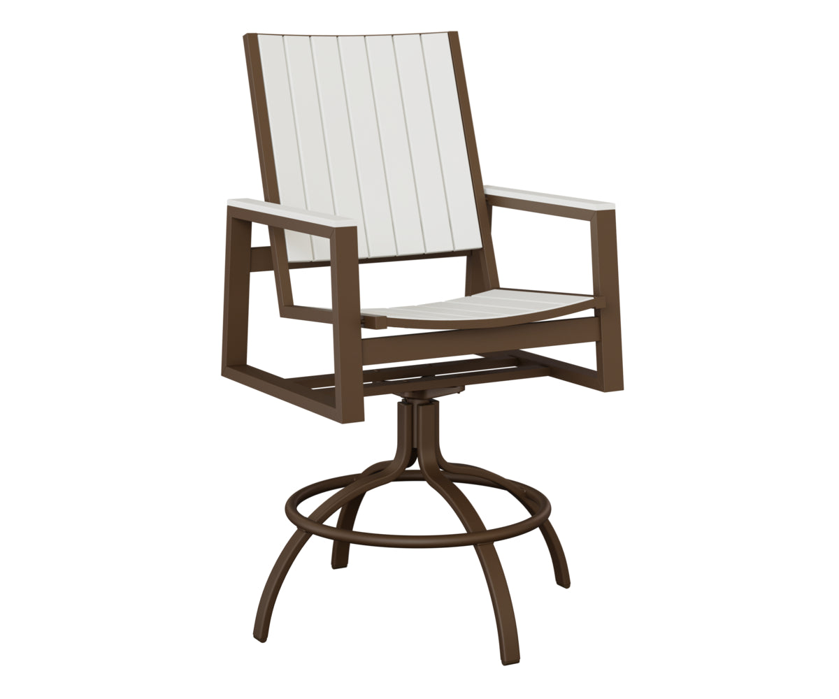 Berlin Gardens Vida Poly Swivel Bar Chair
