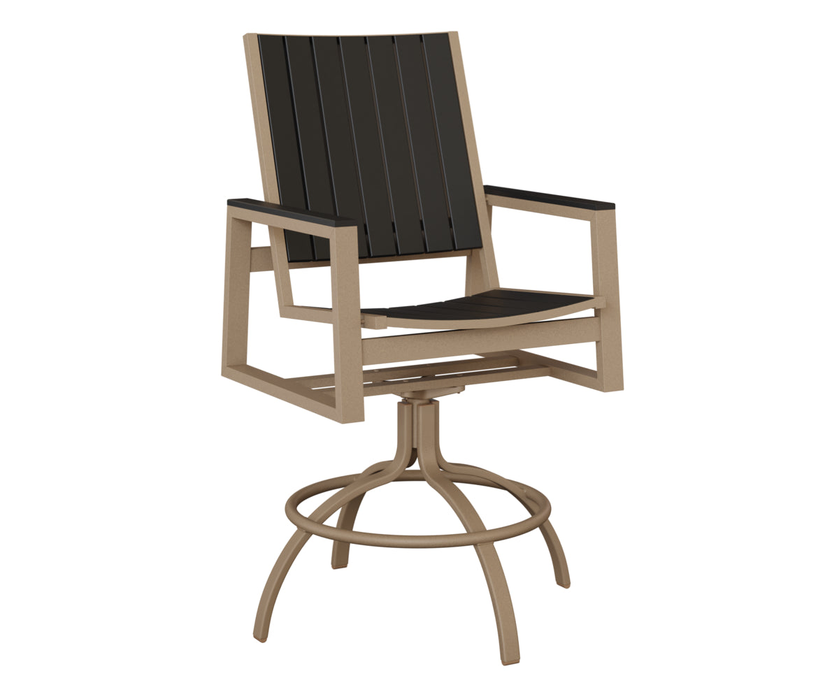 Berlin Gardens Vida Poly Swivel Bar Chair