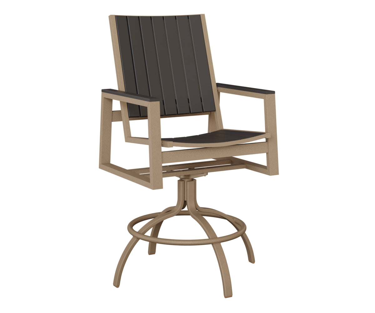 Berlin Gardens Vida Poly Swivel Bar Chair