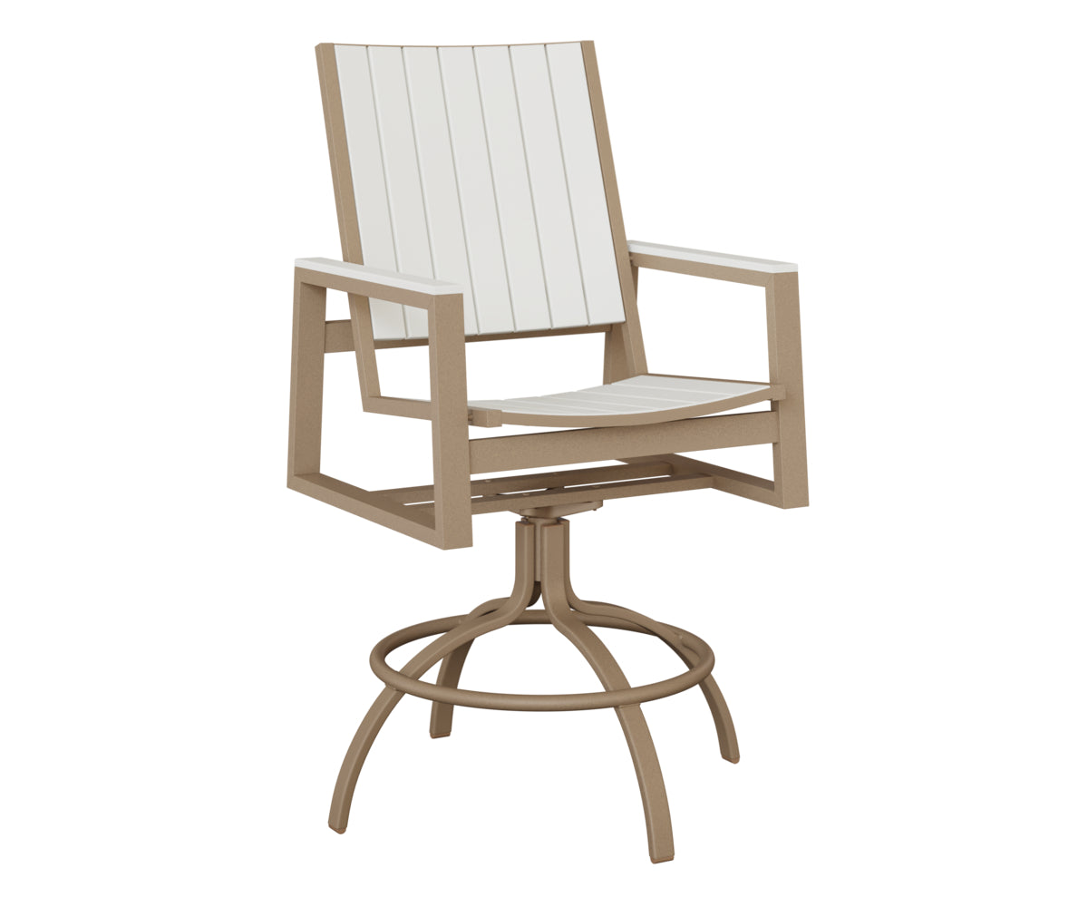 Berlin Gardens Vida Poly Swivel Bar Chair