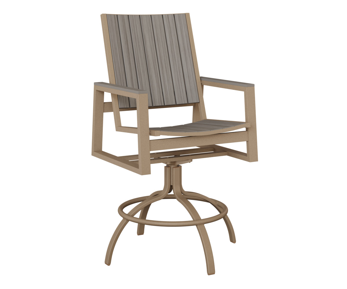 Berlin Gardens Vida Poly Swivel Bar Chair