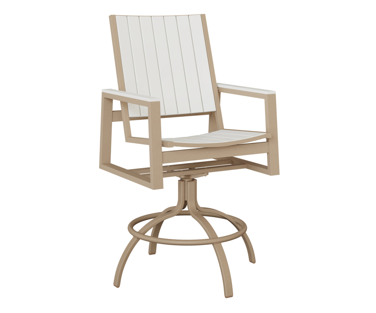 Berlin Gardens Vida Poly Swivel Bar Chair