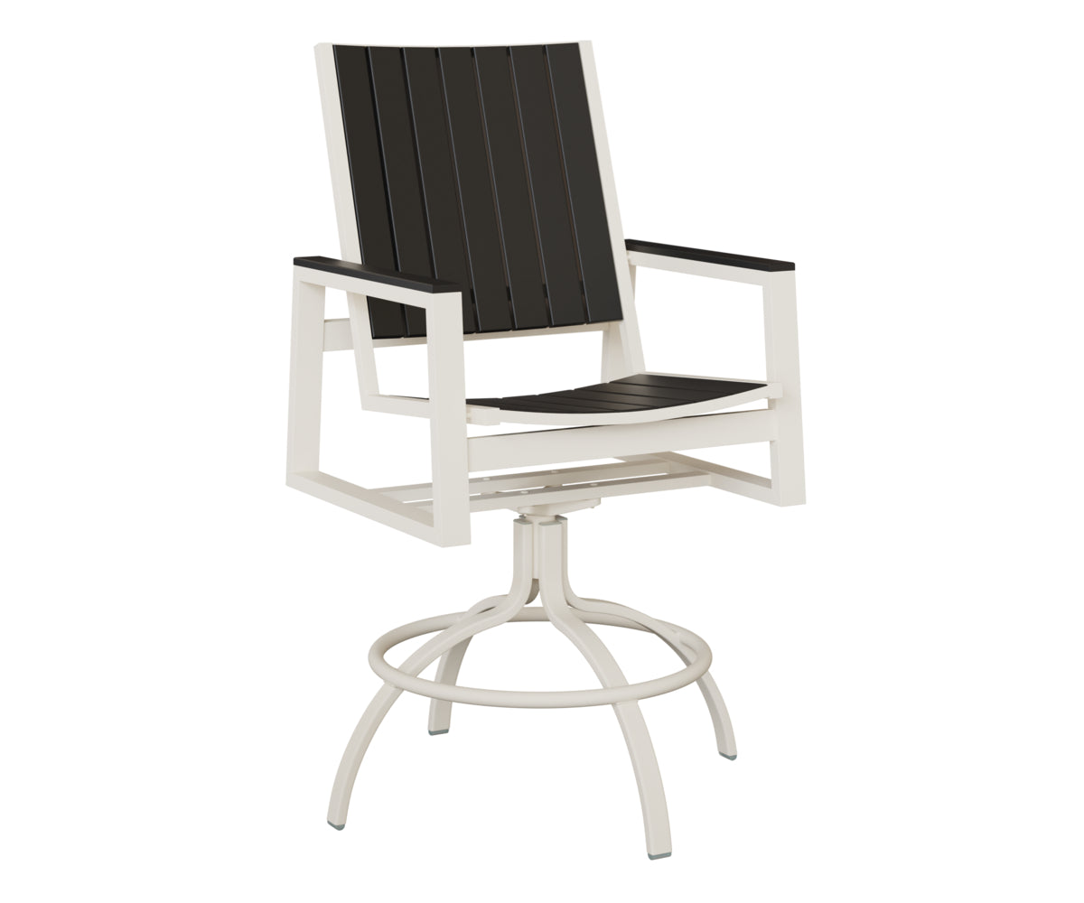 Berlin Gardens Vida Poly Swivel Bar Chair
