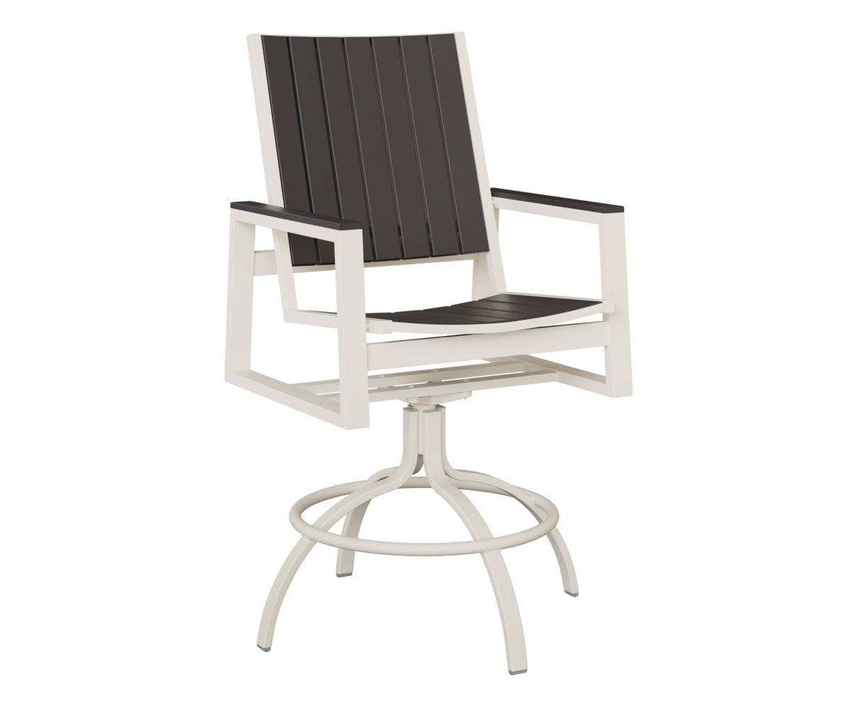 Berlin Gardens Vida Poly Swivel Bar Chair