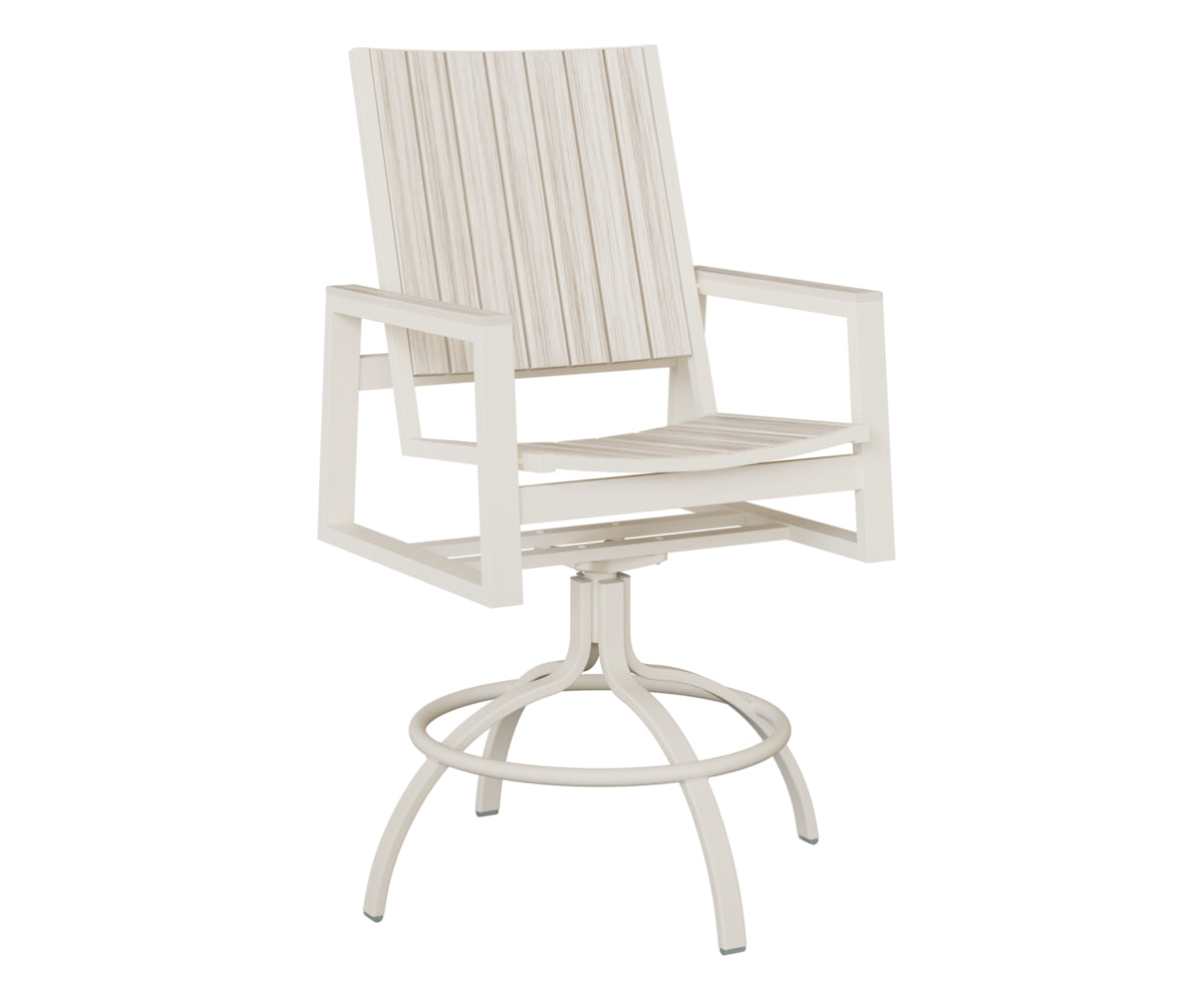 Berlin Gardens Vida Poly Swivel Bar Chair
