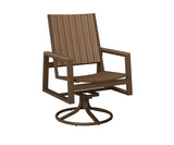 Berlin Gardens Vida Poly Swivel Rocker Dining Chair