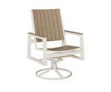 Berlin Gardens Vida Poly Swivel Rocker Dining Chair