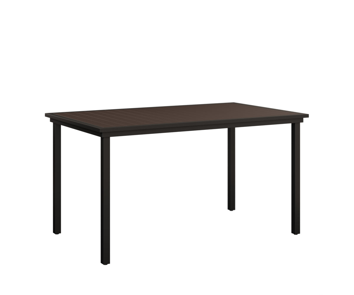 Berlin Gardens Vida 44" x 73" Rectangular Poly Bar Table
