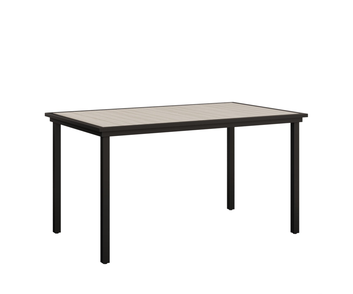 Berlin Gardens Vida 44" x 73" Rectangular Poly Bar Table