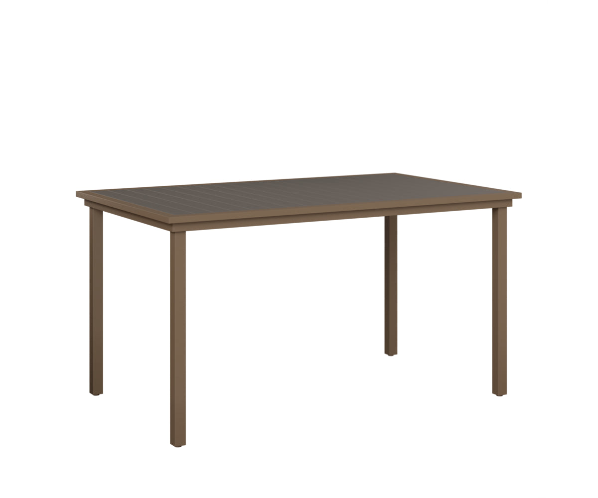 Berlin Gardens Vida 44" x 73" Rectangular Poly Bar Table