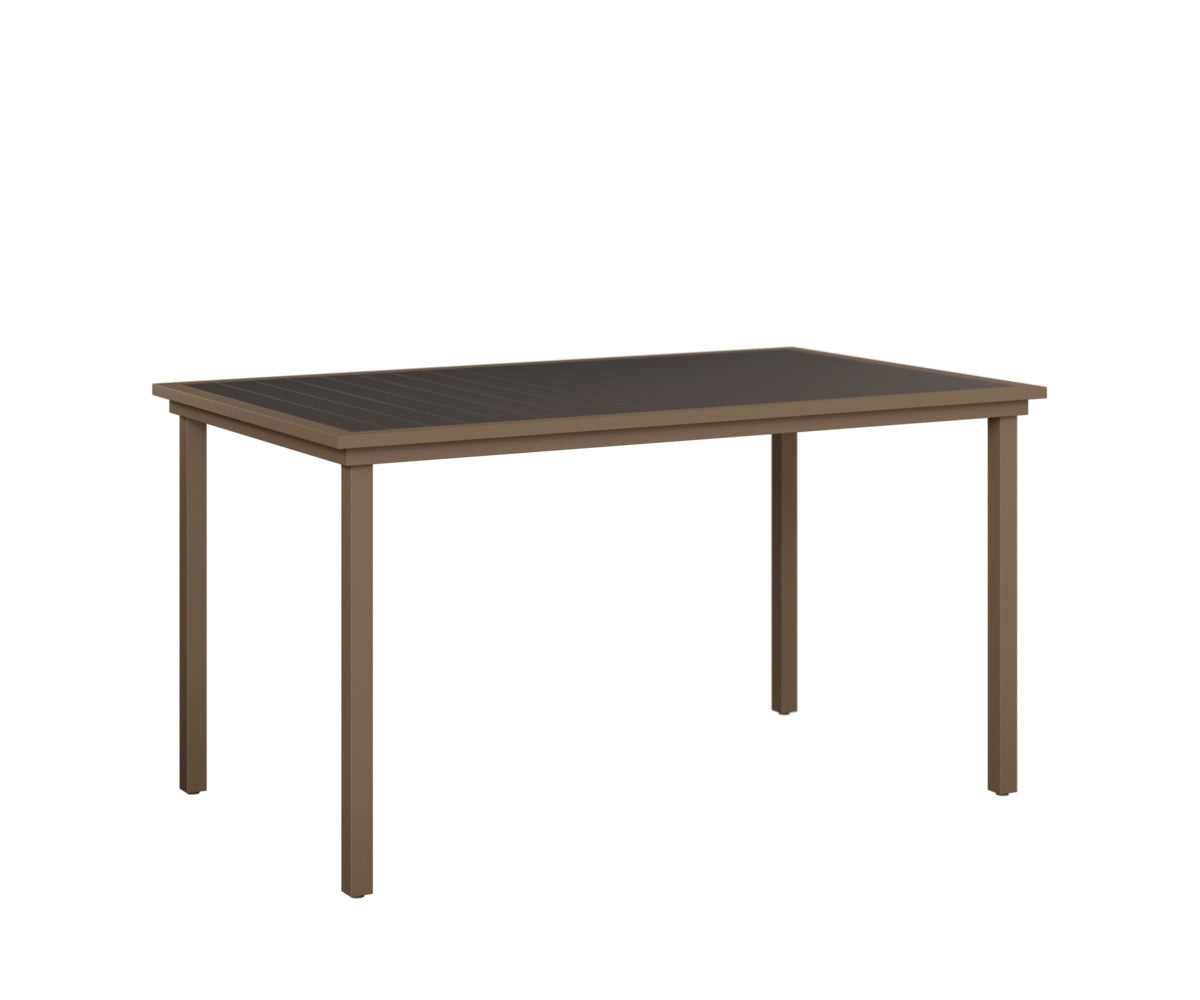 Berlin Gardens Vida 44" x 73" Rectangular Poly Bar Table