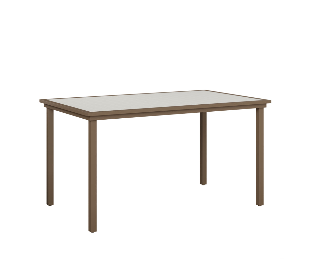 Berlin Gardens Vida 44" x 73" Rectangular Poly Bar Table