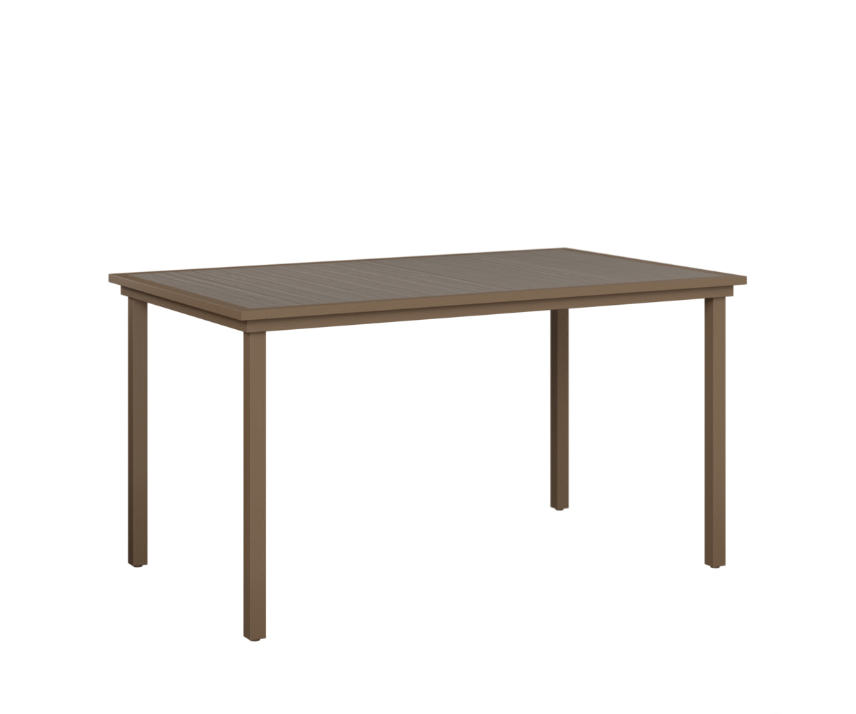 Berlin Gardens Vida 44" x 73" Rectangular Poly Bar Table
