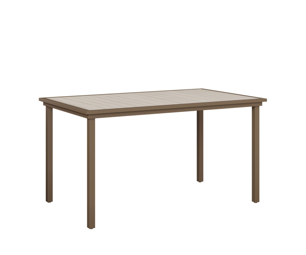 Berlin Gardens Vida 44" x 73" Rectangular Poly Bar Table