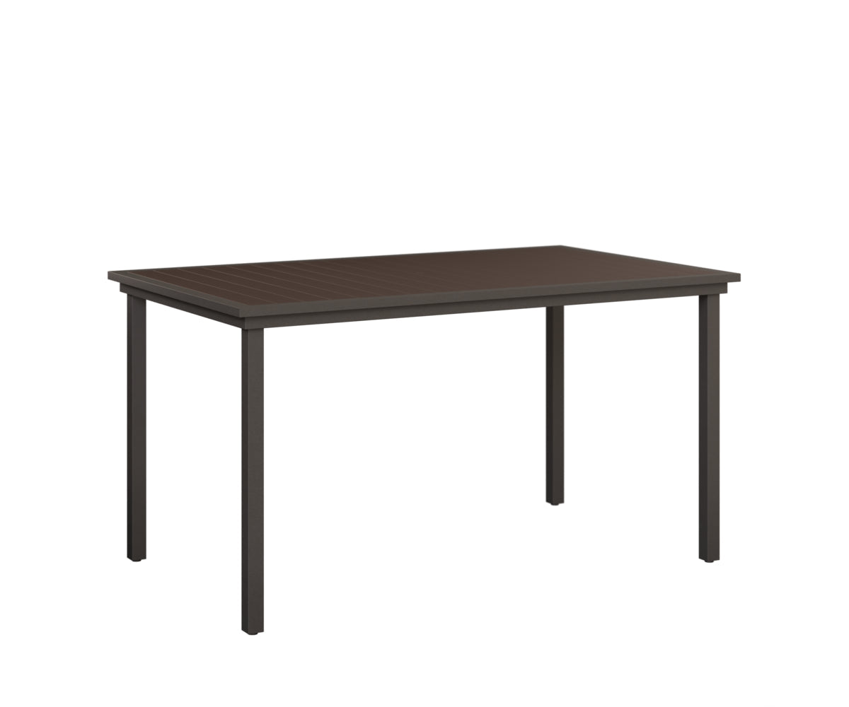 Berlin Gardens Vida 44" x 73" Rectangular Poly Bar Table