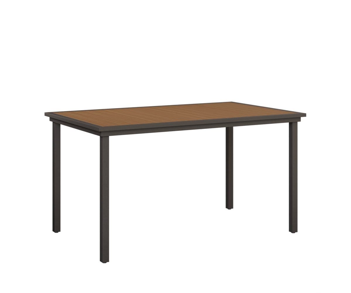 Berlin Gardens Vida 44" x 73" Rectangular Poly Bar Table