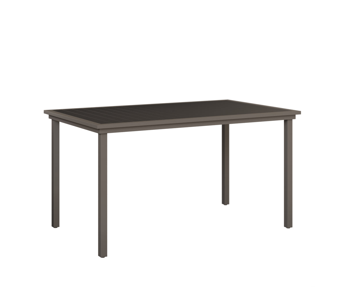 Berlin Gardens Vida 44" x 73" Rectangular Poly Bar Table