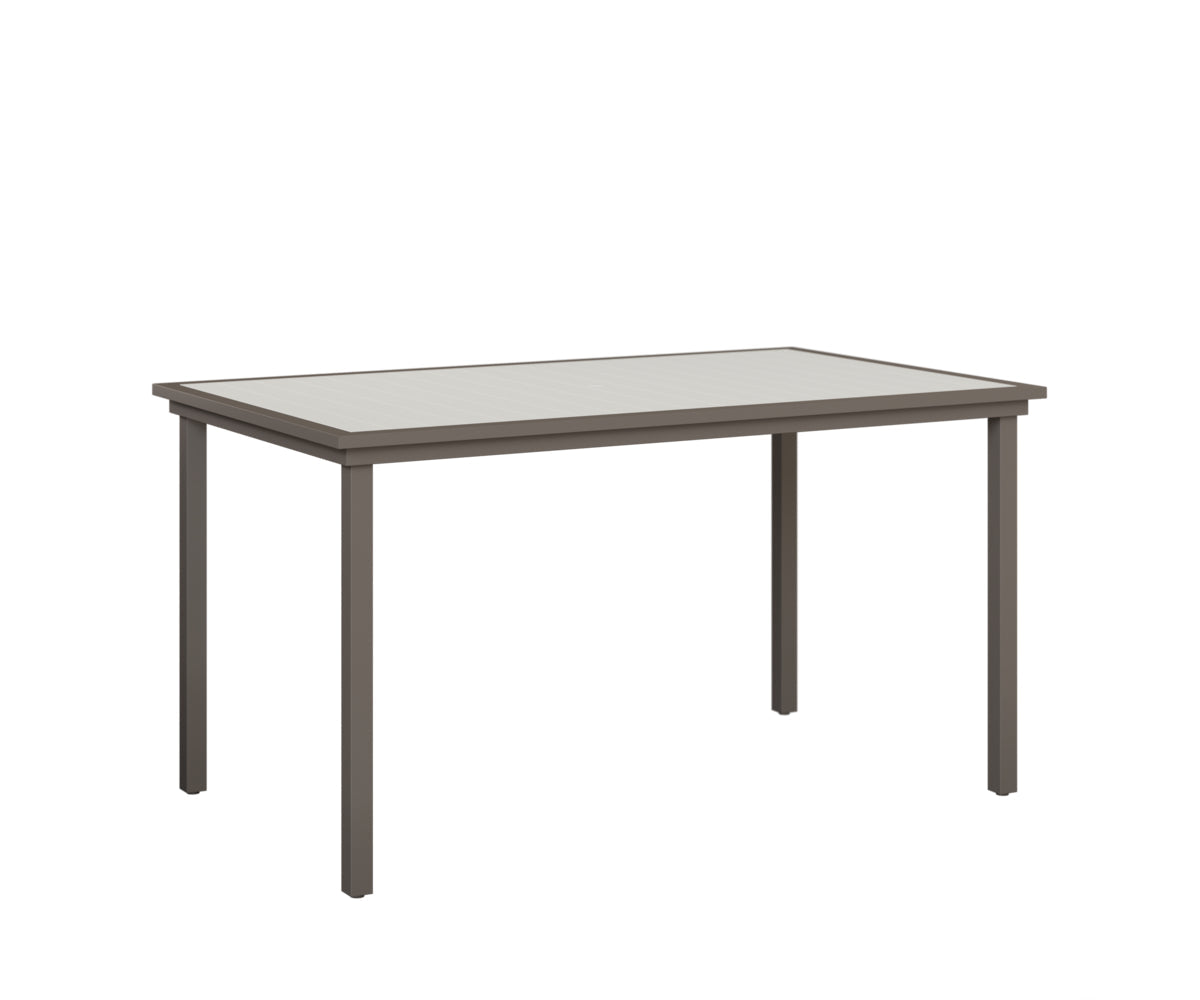 Berlin Gardens Vida 44" x 73" Rectangular Poly Bar Table