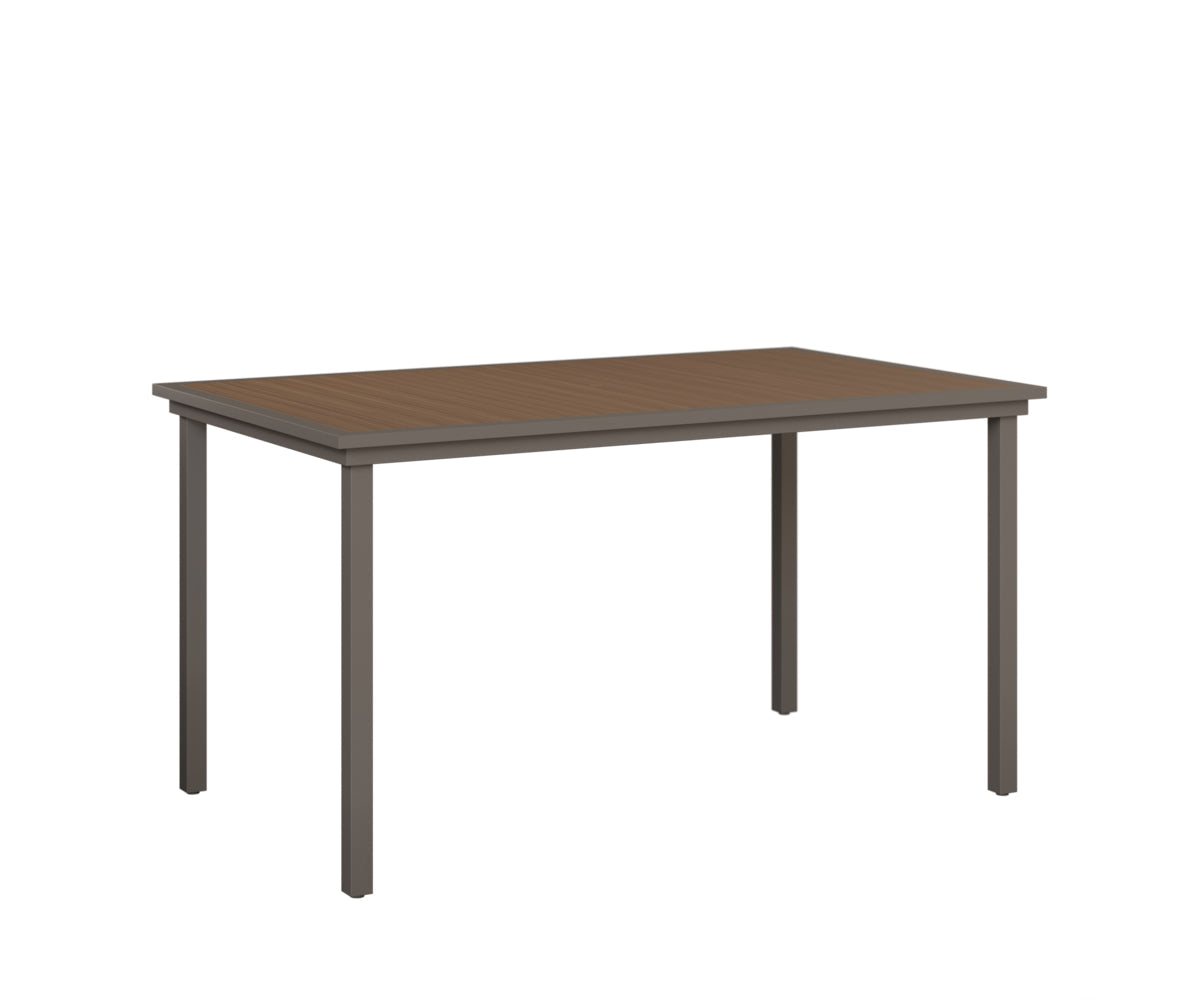 Berlin Gardens Vida 44" x 73" Rectangular Poly Bar Table