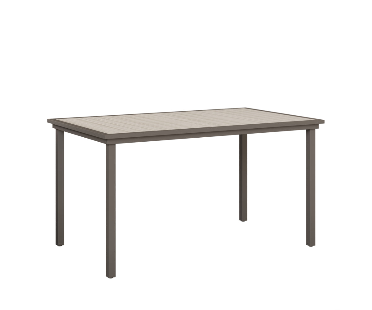Berlin Gardens Vida 44" x 73" Rectangular Poly Bar Table