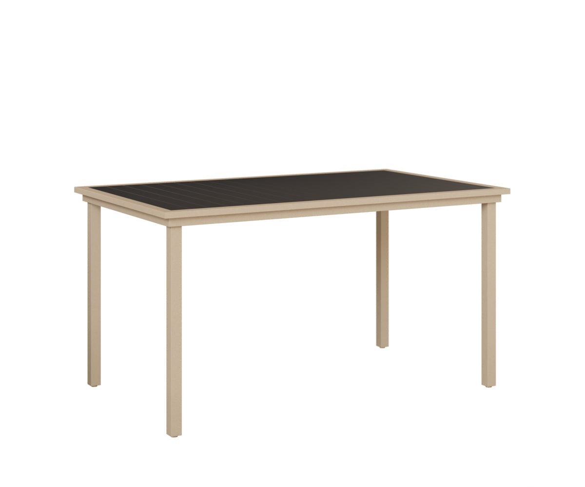 Berlin Gardens Vida 44" x 73" Rectangular Poly Bar Table