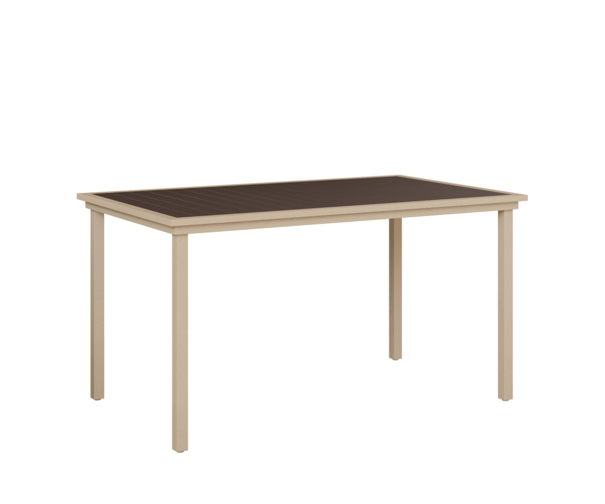 Berlin Gardens Vida 44" x 73" Rectangular Poly Bar Table