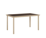 Berlin Gardens Vida 44" x 73" Rectangular Poly Bar Table