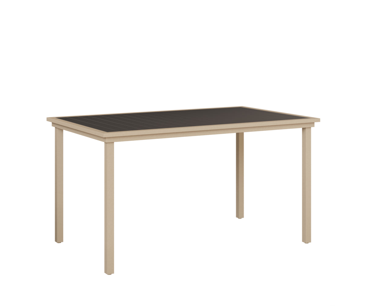 Berlin Gardens Vida 44" x 73" Rectangular Poly Bar Table