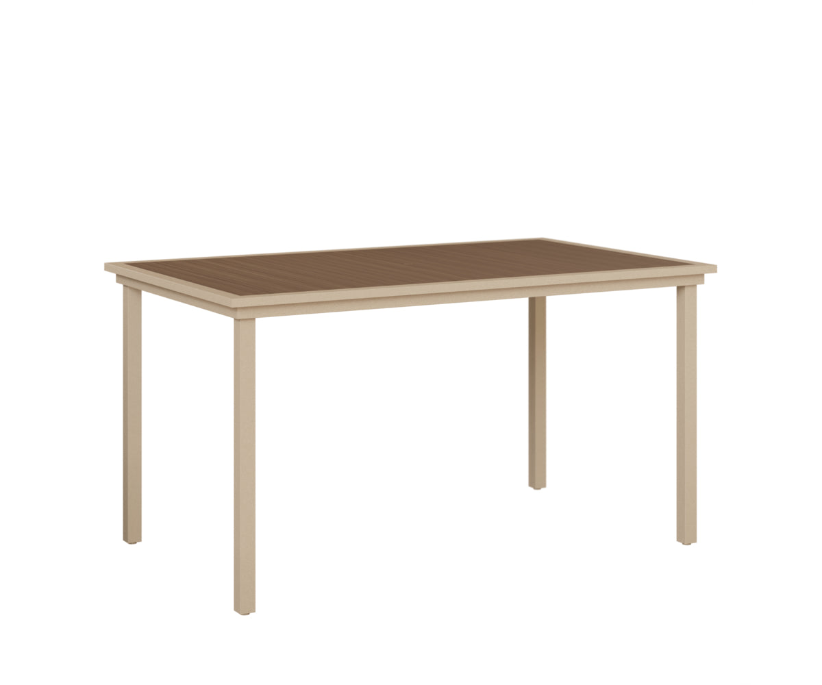 Berlin Gardens Vida 44" x 73" Rectangular Poly Bar Table